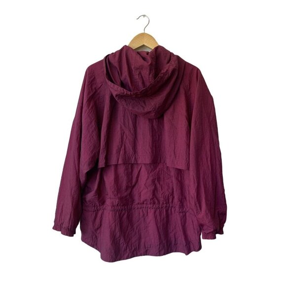 Nike Jacket Large Windbreaker Vintage Nylon Storm Flap Zip Hooded Swoosh Track - Picture 4 of 11